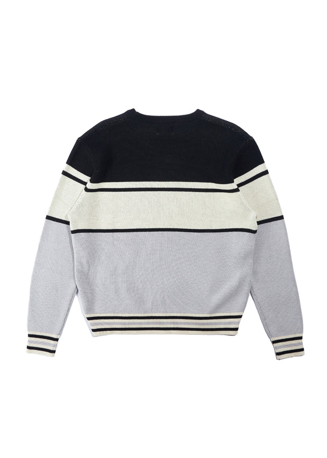 Panel Knit Sweater